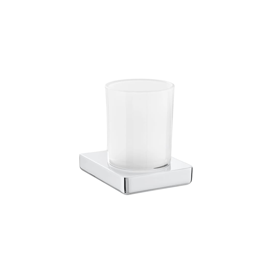 Portacepillo Tempo Zamak Blanco 10.5x9x11.2 cm