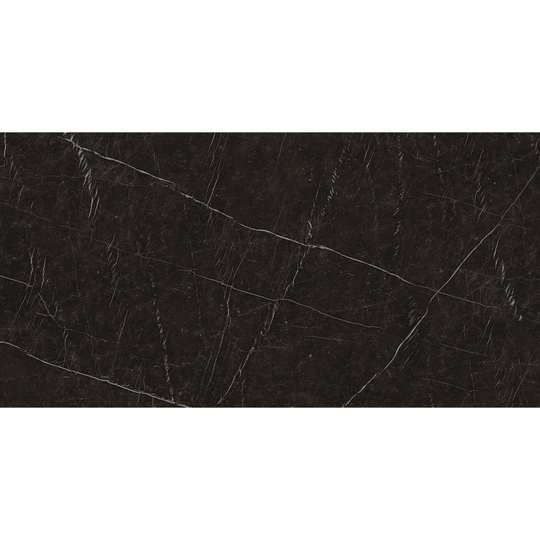 Plancha Ultracompacto Nero Marquina Negro Pulido A 162x324 cm