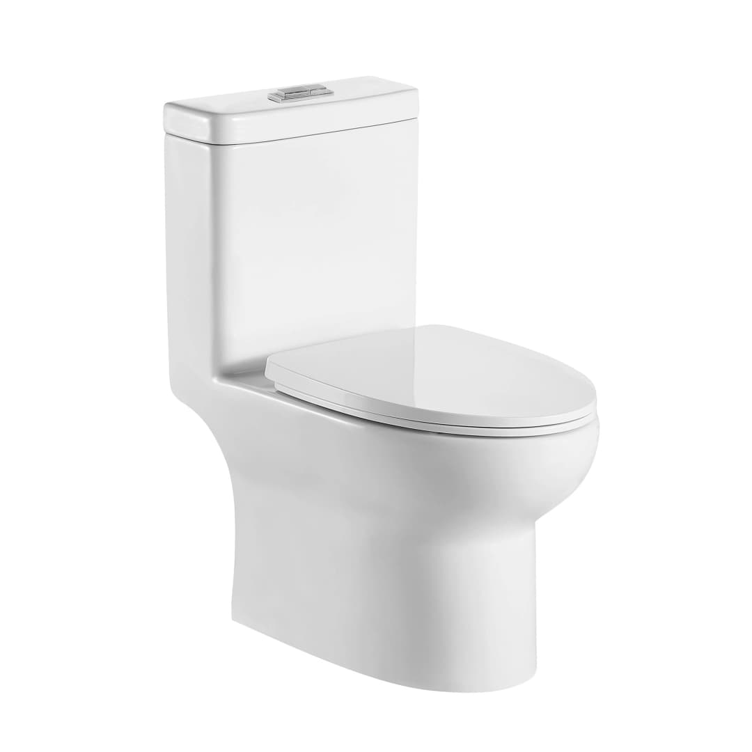WC One Piece Eleganza Descarga a Muro 185 mm