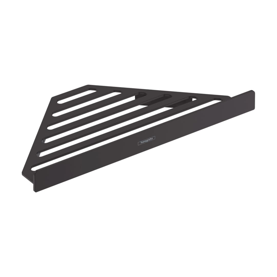 Jabonera Addstoris Rejilla Mural Metal Negro 30.5x14.8x2.5 cm