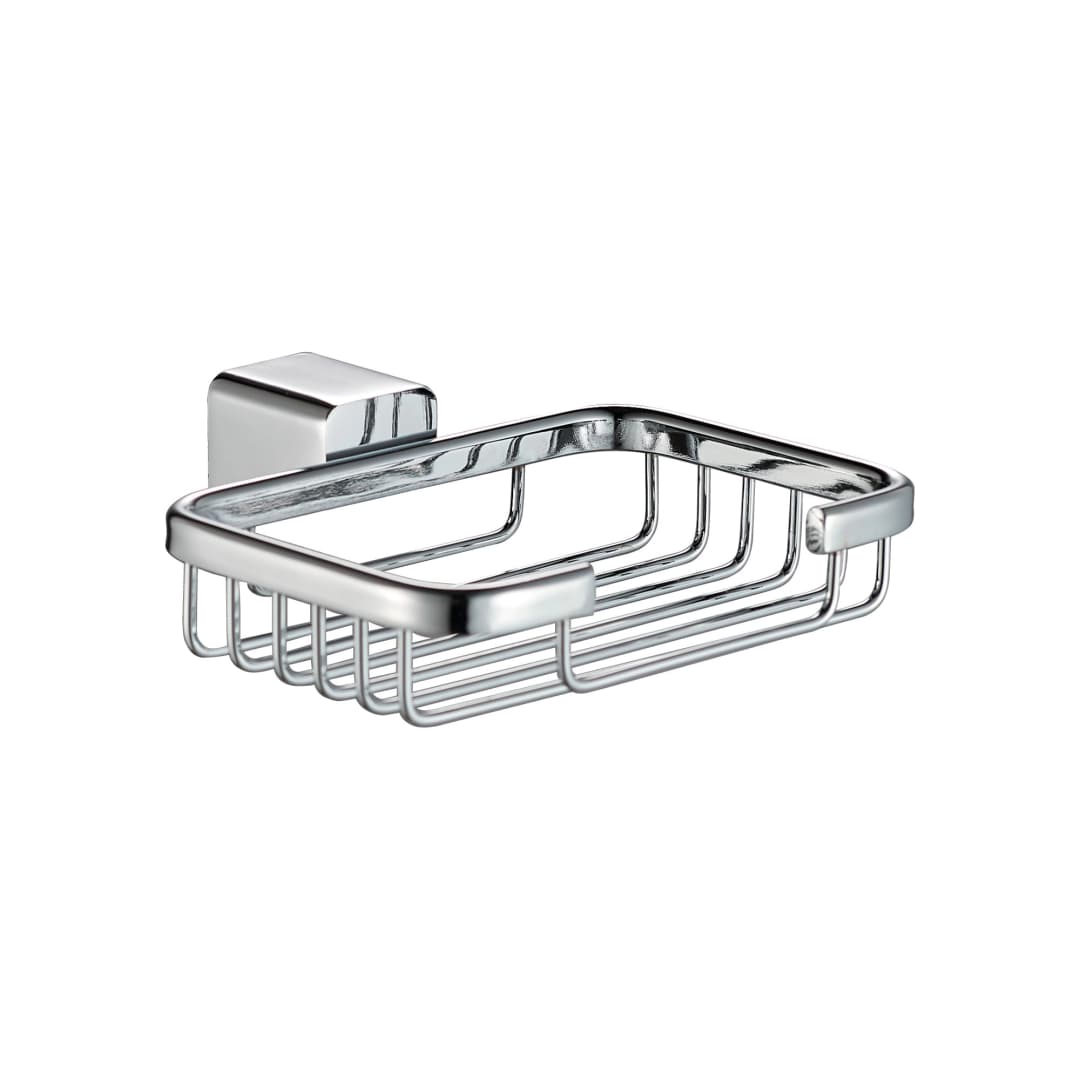 Jabonera Life Rejilla Zinc Cromado 13x12.6x3 cm
