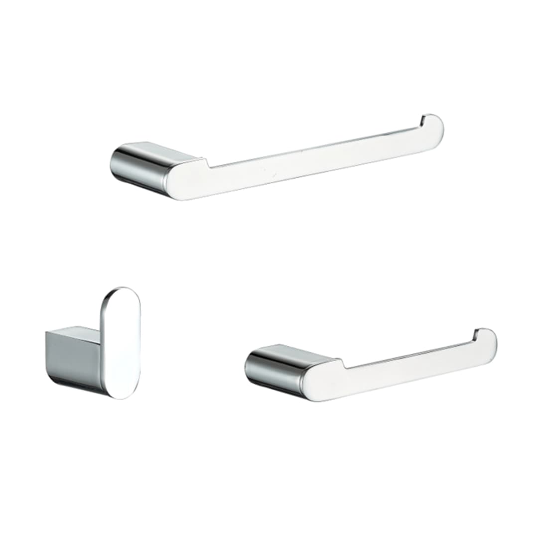 Set de Accesorios de Baño Style Zinc Cromado