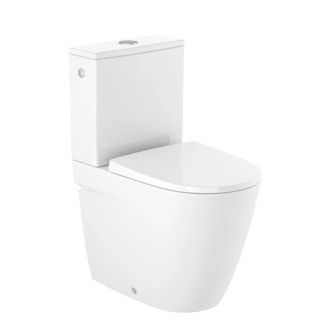 Wc Sanitario Ona Compacto Dual Rimless Descarga A Piso