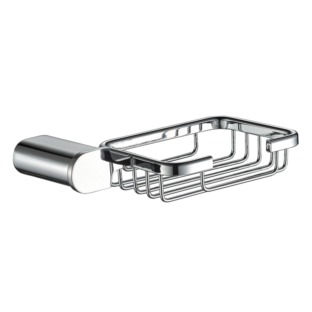 Jabonera Style Rejilla Zinc Cromado 17.8x11x4 cm