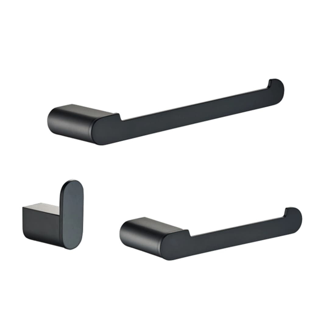 Set de Accesorios de Baño Style Zinc Negro