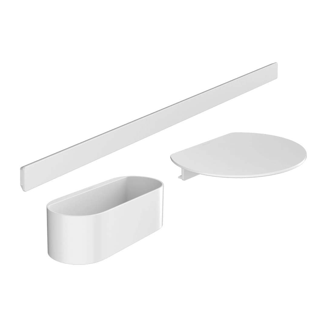 Set de Accesorios de Baño Wallstoris Blanco 50 cm