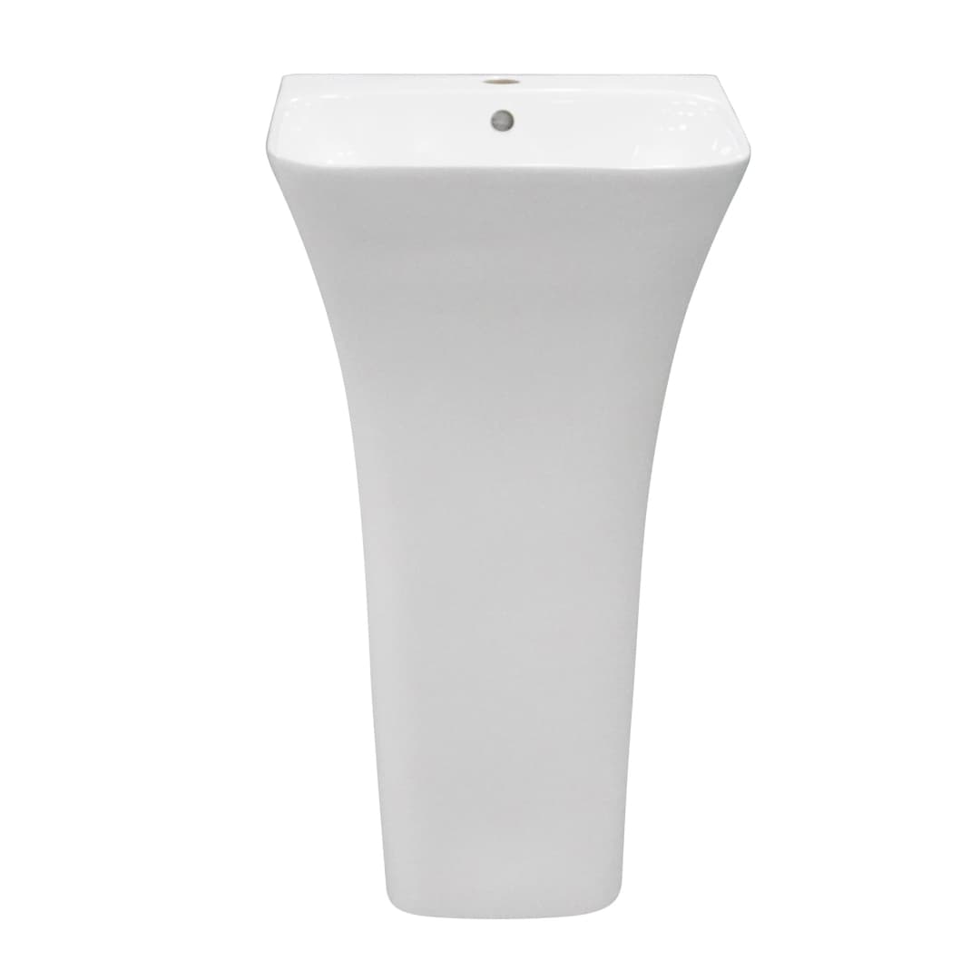 Lavamanos Pedestal Bianchi con Rebalse Blanco 450x435 mm
