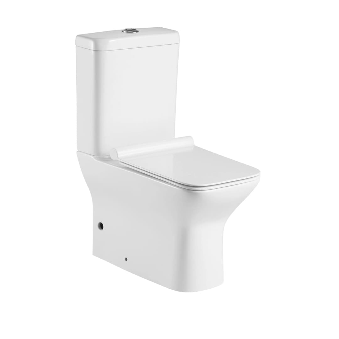 WC Two Piece Berlín Rimless Descarga a Piso 230 mm