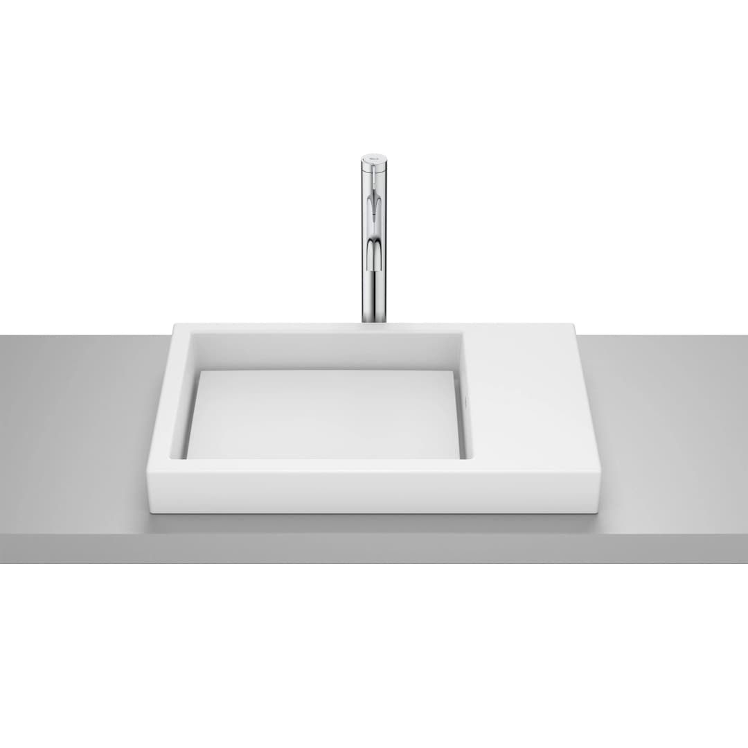 Lavamanos de Sobreponer Horizon Skyline Blanco Mate 600x380x70 mm
