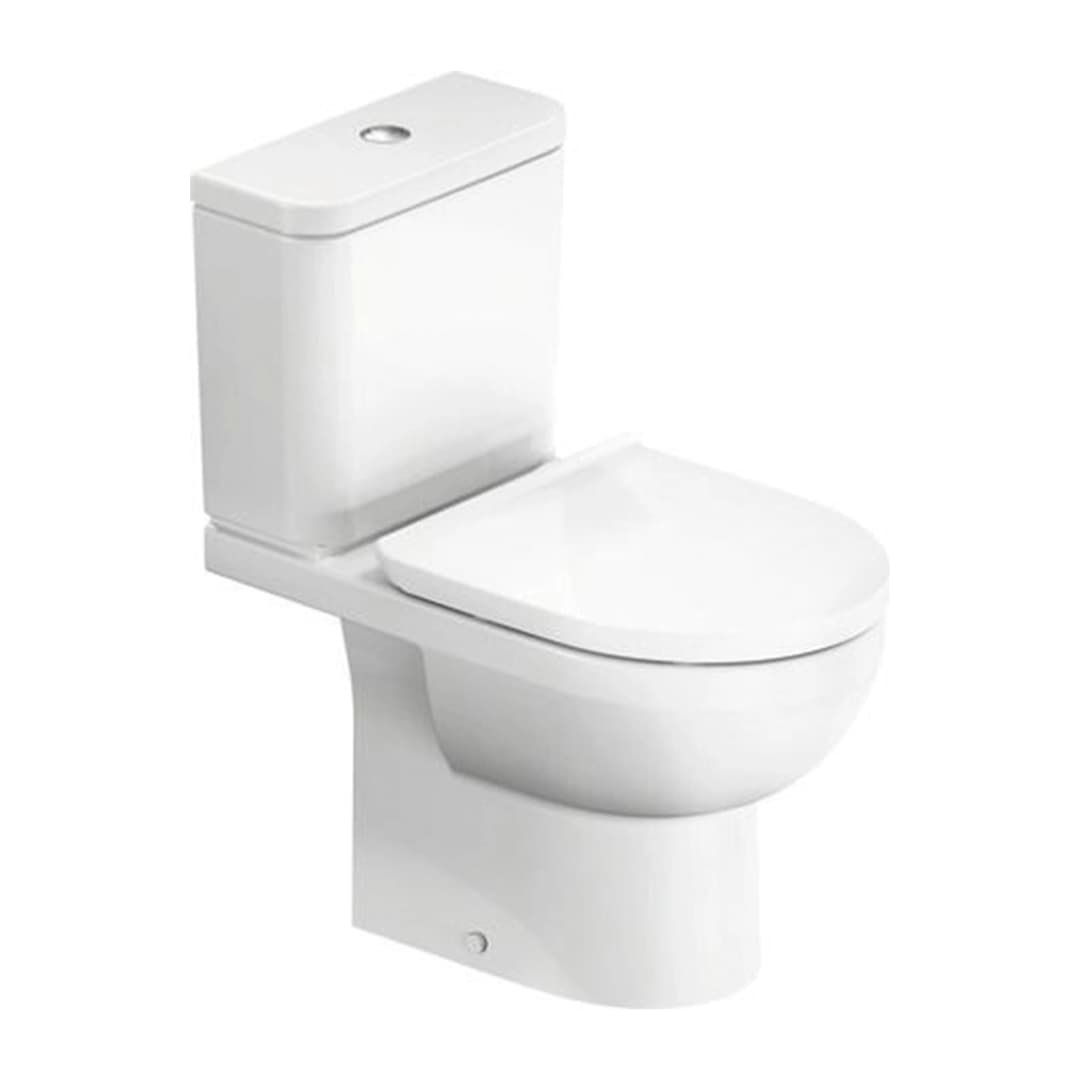 WC Two Piece Duravit No.1 Rimless Descarga a Piso 210 mm