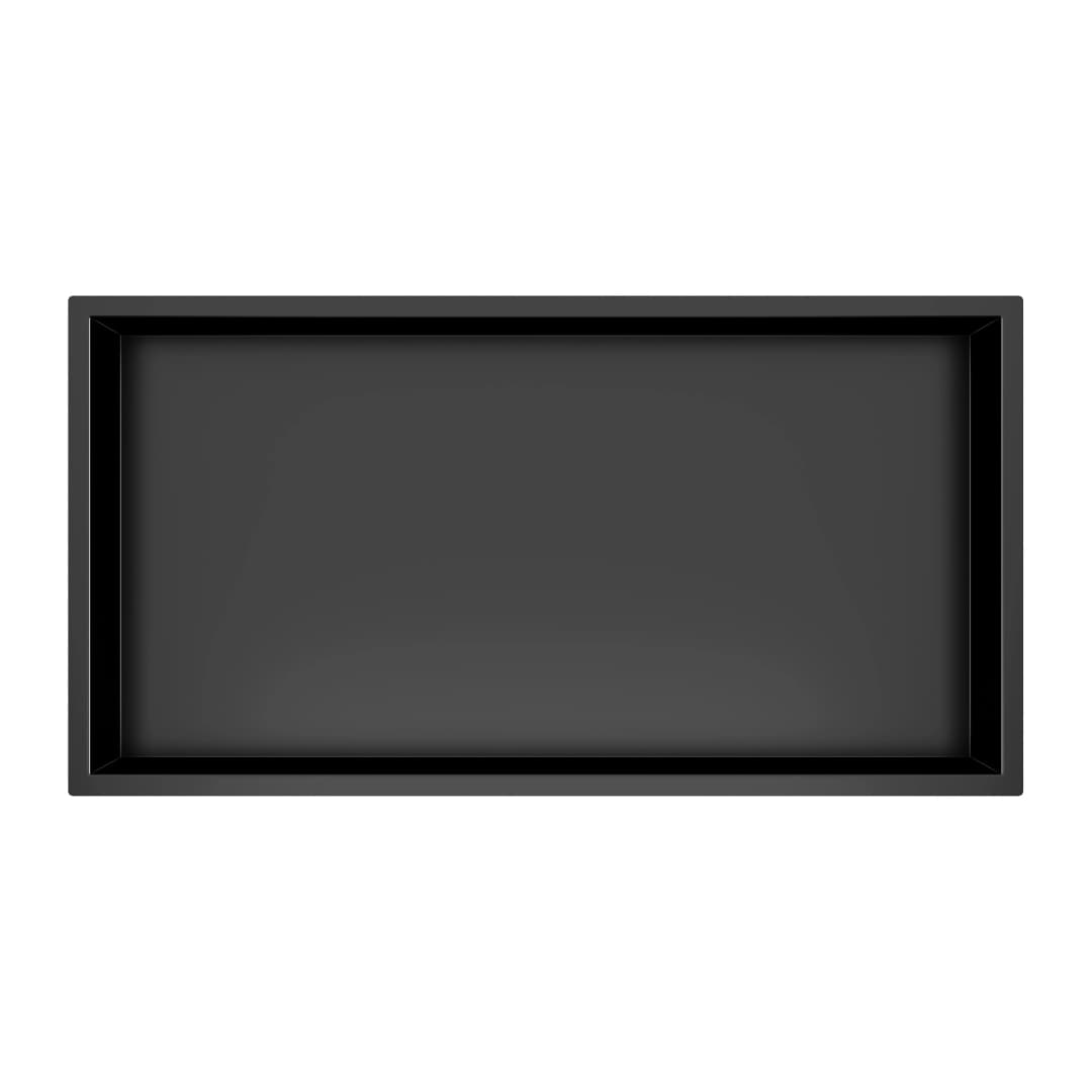 Nicho de Ducha Block Acero Inoxidable 304 Negro 63x33x10 cm