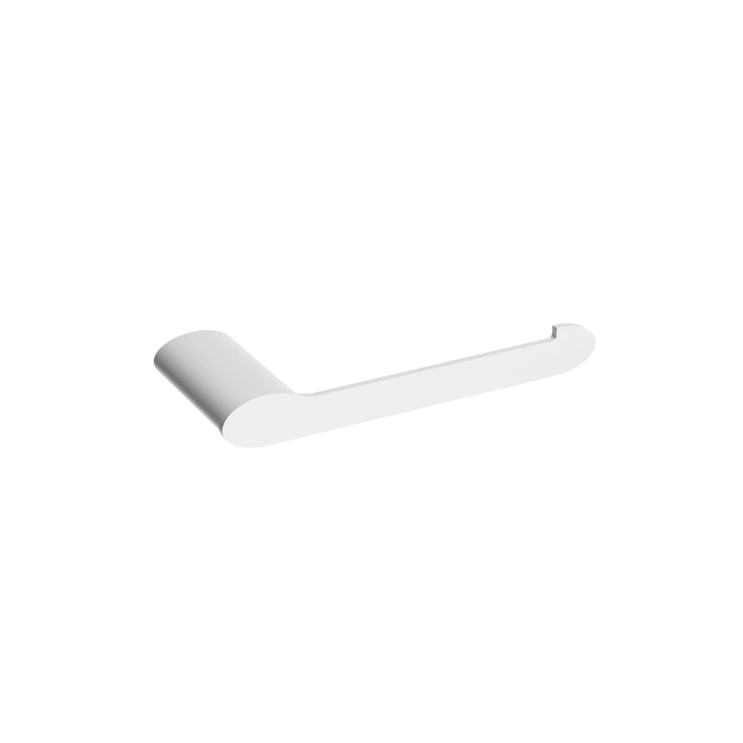 Portarollo Urban sin Tapa Acero Inoxidable Blanco 19x7.5x2.2 cm