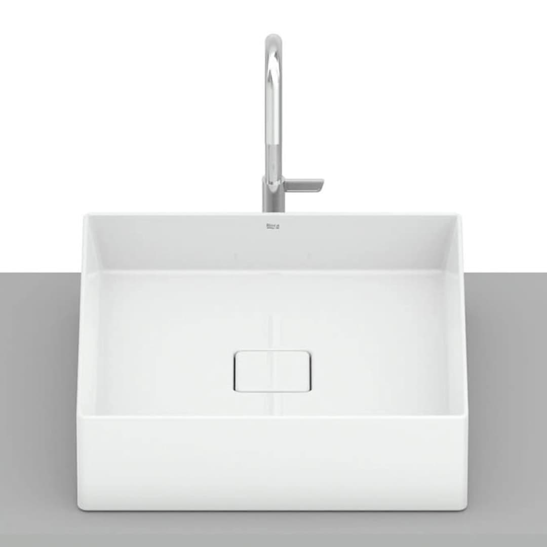 Lavamanos Terra T5 Cuadrado Blanco Brillante 400x400x125 mm