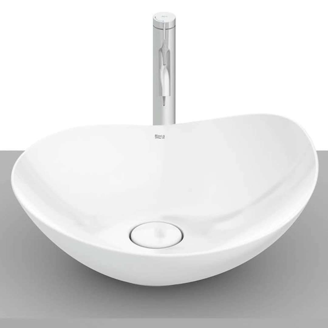 Lavamanos Ohtake Redondo Blanco Brillante 470x405x145 mm