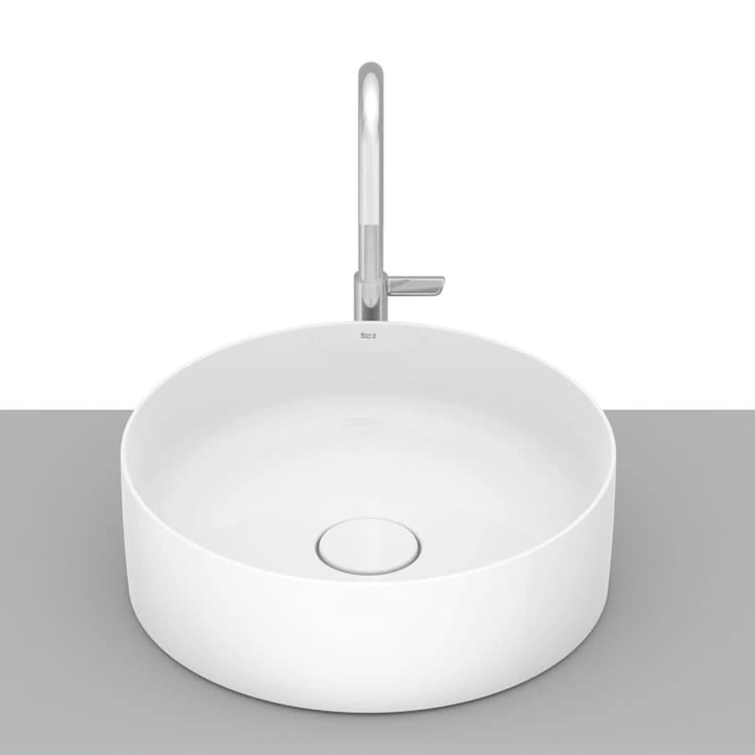 Lavamanos Terra T2 Redondo Blanco Brillante 390x390x125 mm