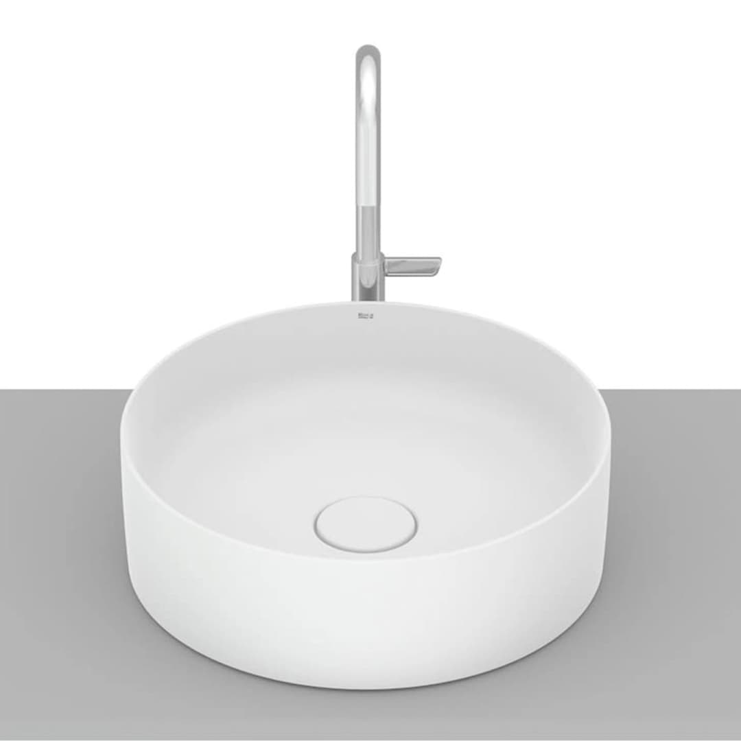 Lavamanos Terra T2 Redondo Blanco Mate 390x390x125 mm