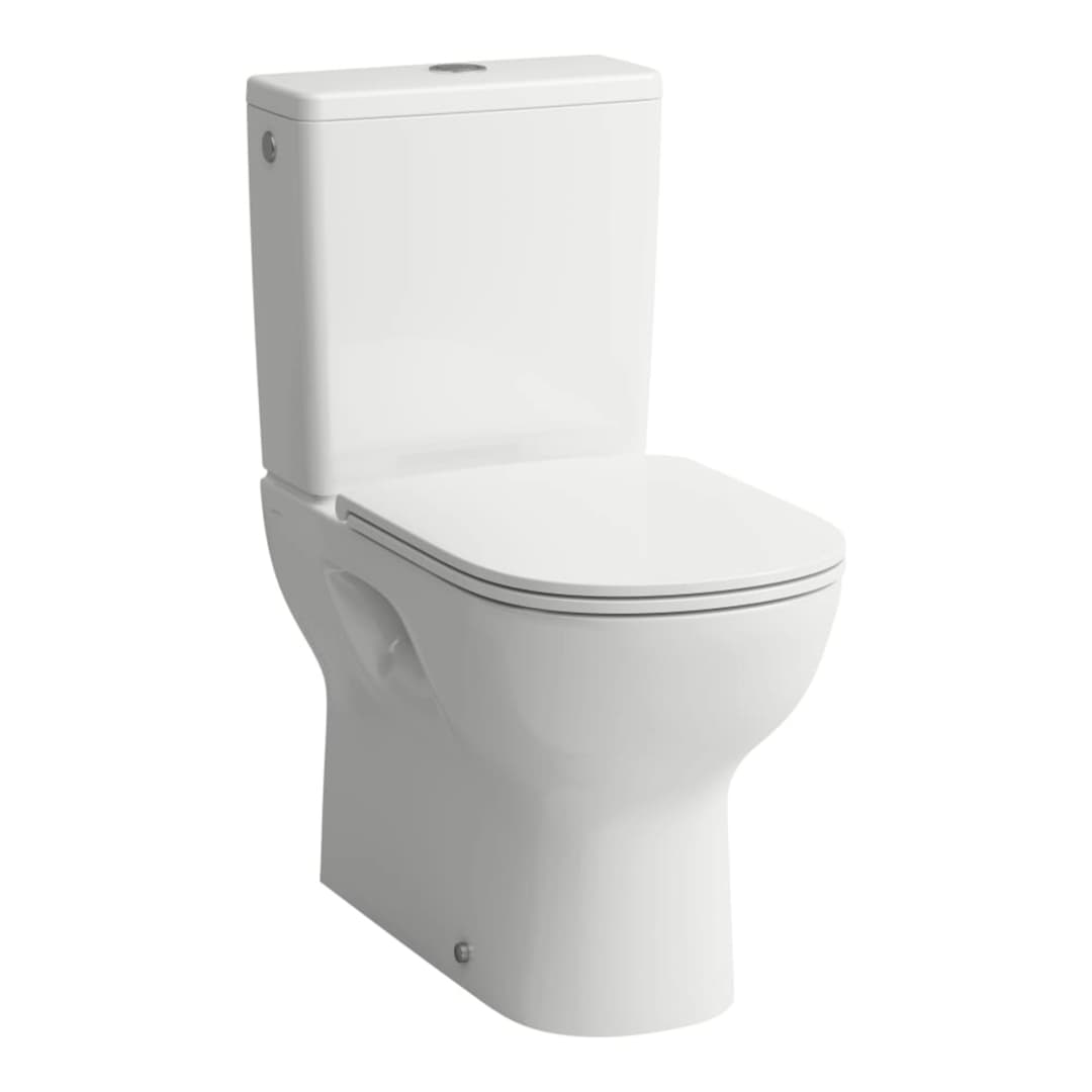 WC Lua Dual Descarga a Piso Rimless Blanco 360x420x650 mm
