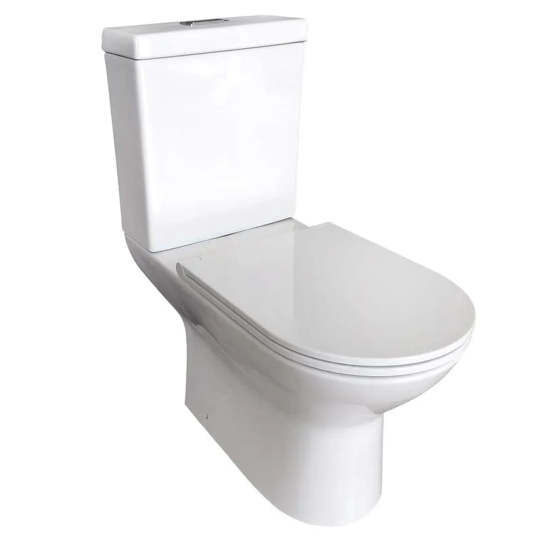 WC Two Piece Verso Slim-N Descarga a Piso 205 mm