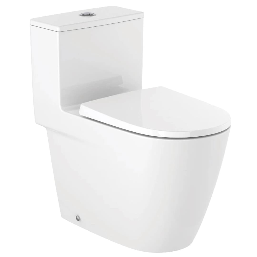 WC One Piece Ona Rimless Descarga a Piso 300 mm