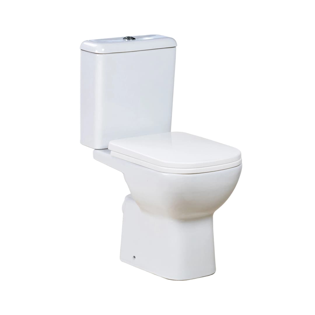WC Two Piece Egeo-n Urea Descarga a Muro 180 mm