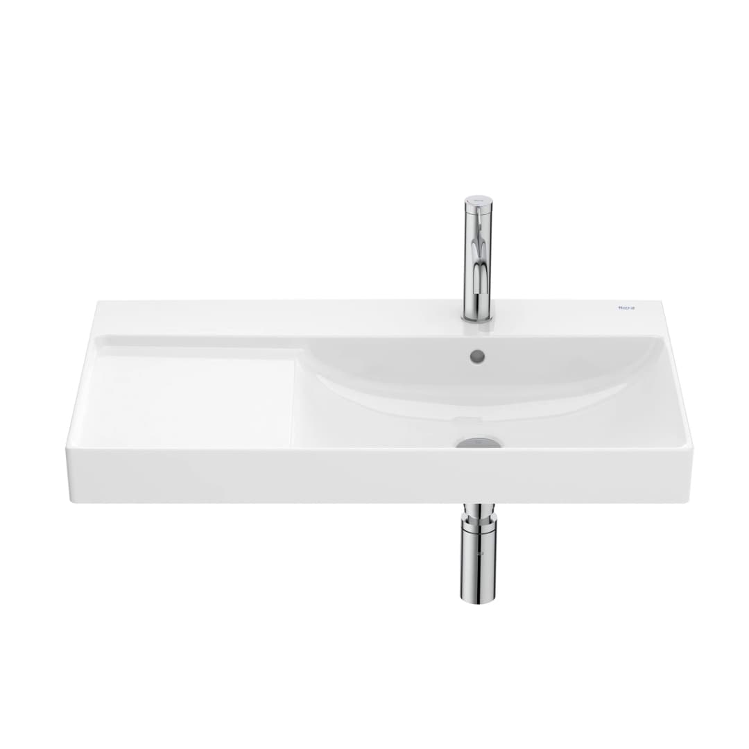Lavamanos Ona Suspendido Rectangular Derecho Blanco 460x800x160 mm