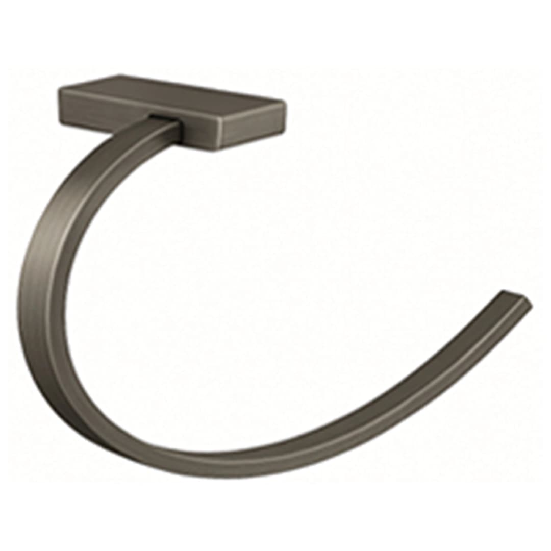 Toallero Asis Aro Zinc Grafito 20.9x6.5x14.7 cm
