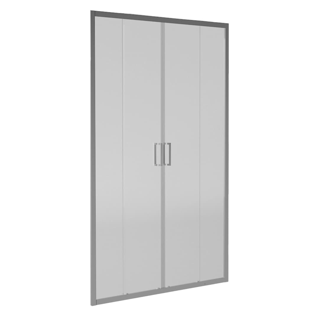 Mampara Ducha Style Doble Corredera Vidro Templado 1600x1980 mm