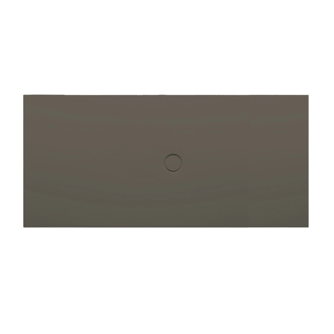 Receptáculo Vitrificado con Soporte BetteFloor Antracita 1600x800x35mm