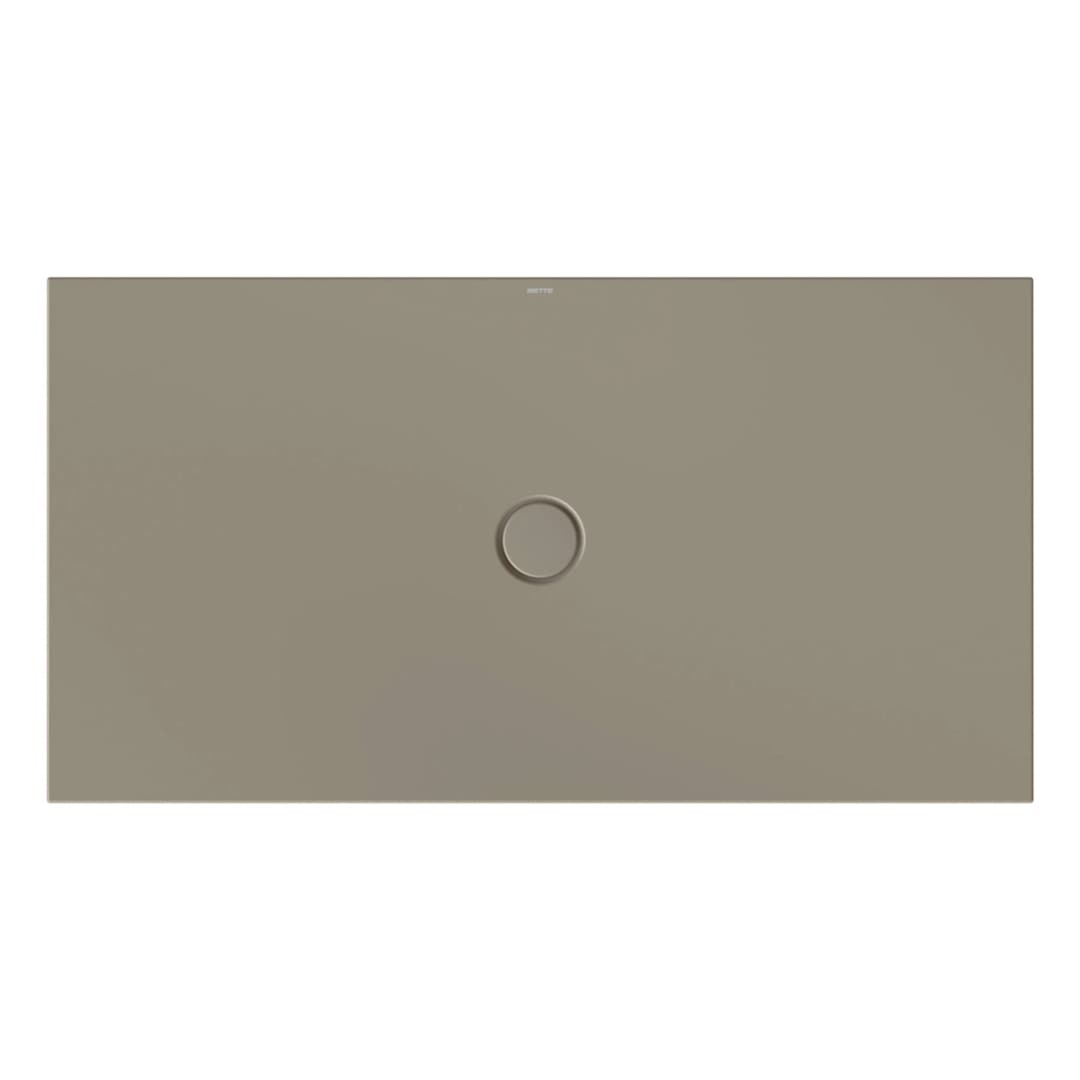Receptaculo Bette Floor 150X80 Grafito Con Soporte T1