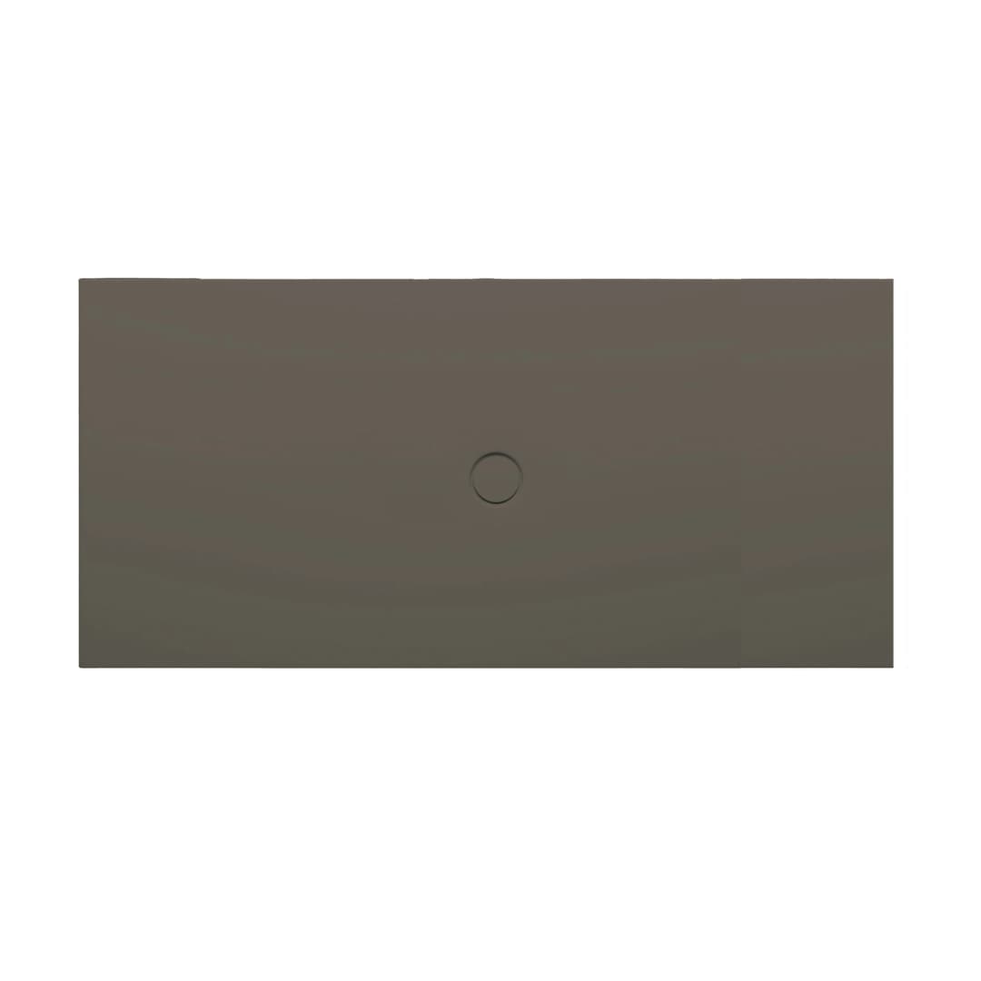 Receptáculo Vitrificado con Soporte BetteFloor Antracita 1400x800x35mm
