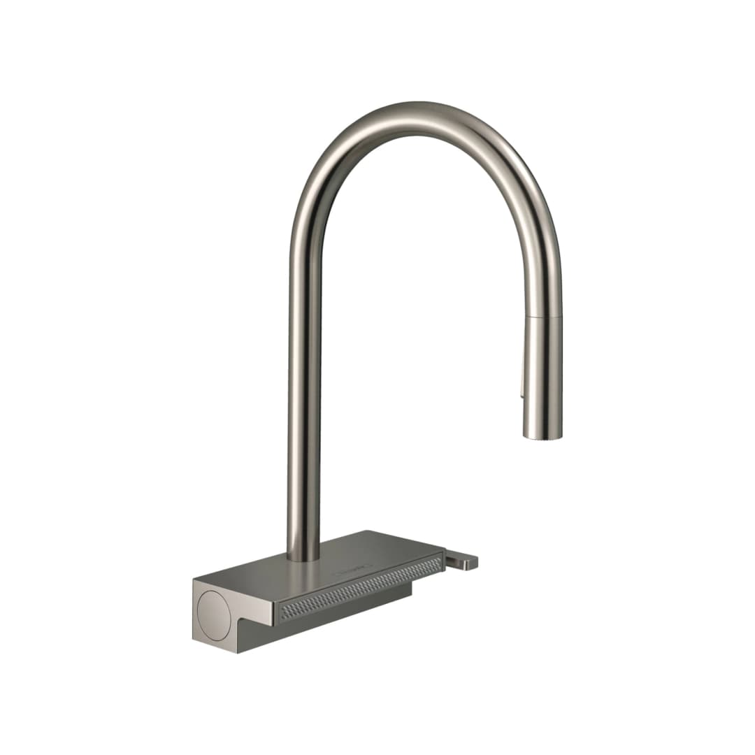Grifería Cocina Aquno Select M81 Caño Extraíble 3 Jet 73831800 Acero