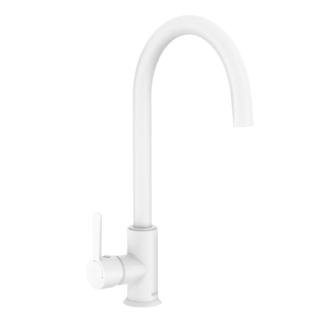 Grifería Cocina Mencia 1 Jet Coldstart A5A7409B00 Blanco