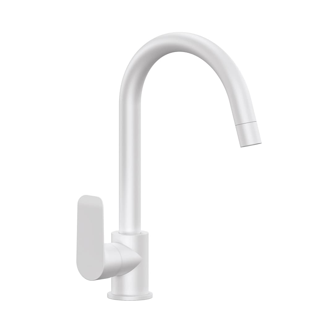 Grifería Cocina Urban 1 Jet Blanco Mate