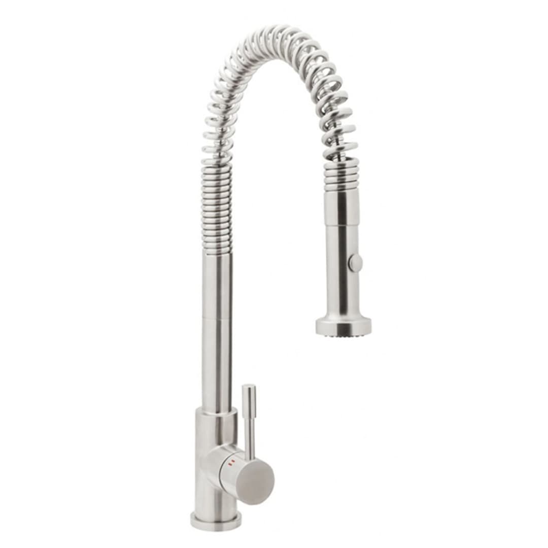Grifería Cocina Inox Caño Extraíble 1 Jet Cromada