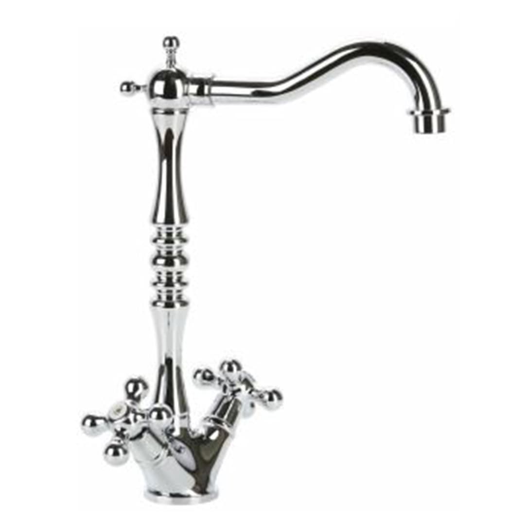 Grifería Cocina New Regent Bimando 1 Jet Cromada