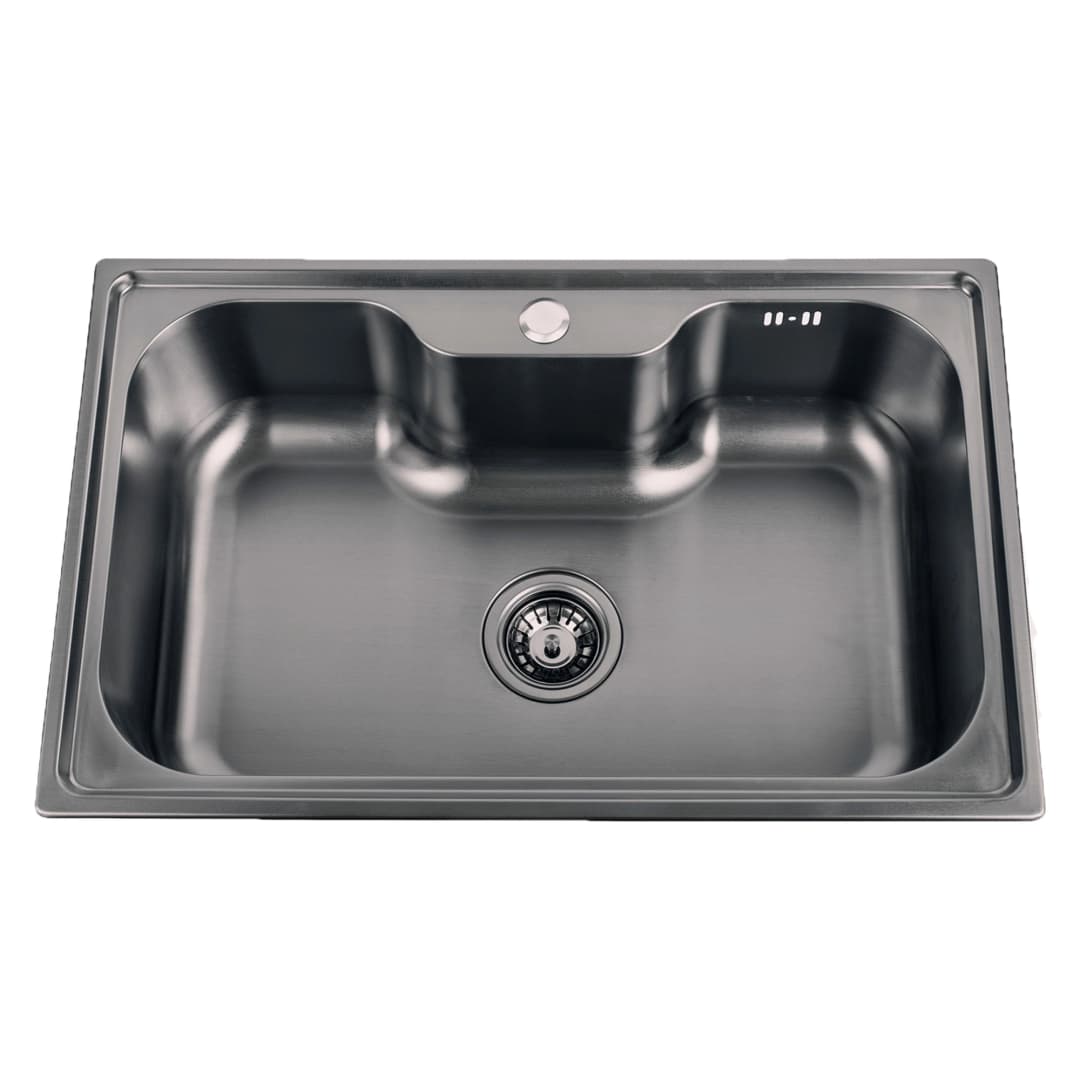 Lavaplatos Brooklyn 1 Cubeta Negro 450x700x225 mm
