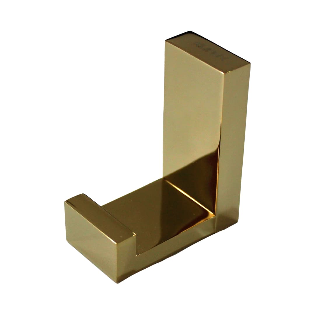 Percha Atlas Simple Latón Dorado 2.5x5.5x5 cm