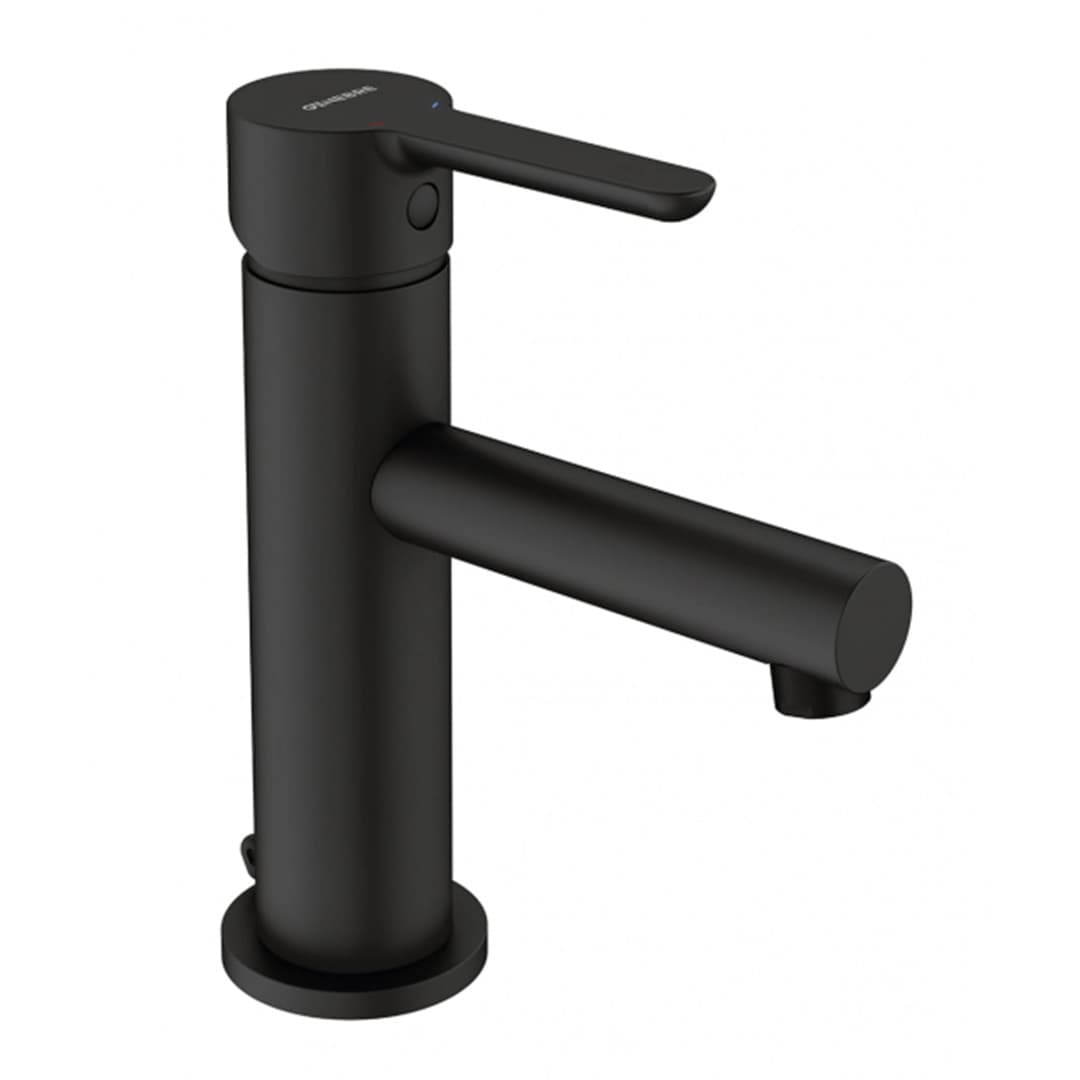 Grifería Lavamanos Oslo 10 cm S/Desagüe Negro Mate