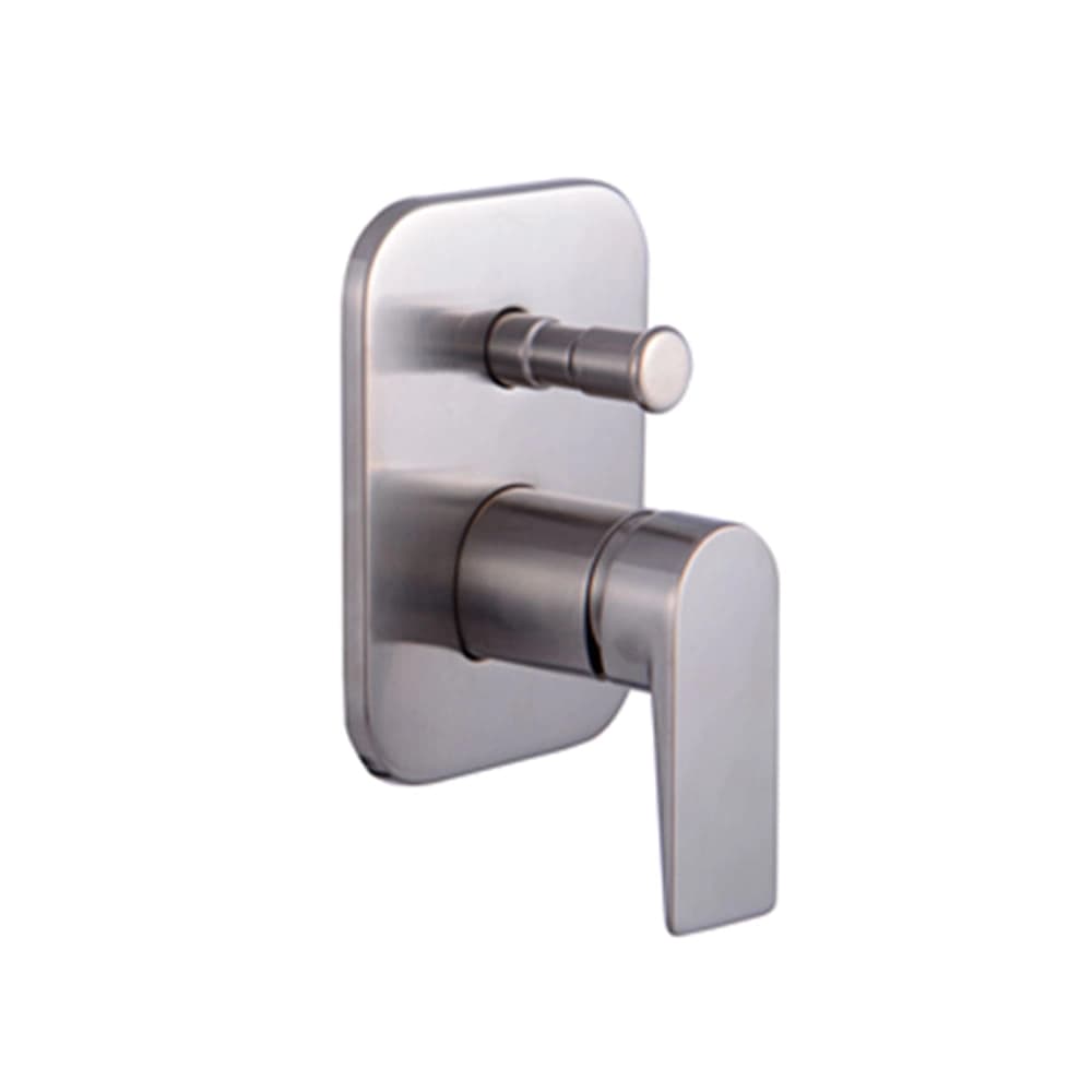 Mezclador Tina Luxor Empotrado 2 Vías Brushed Nickel