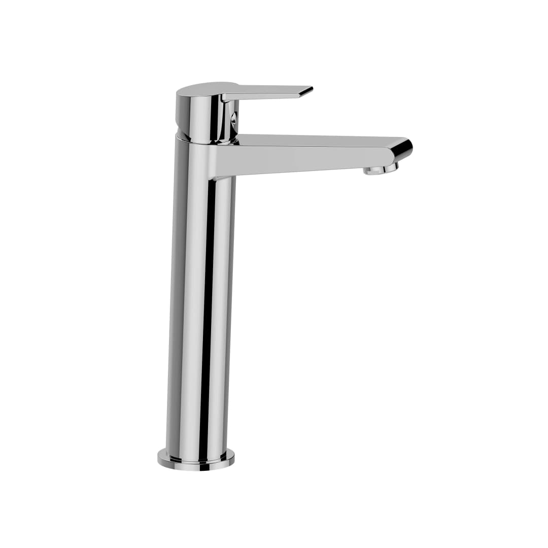 Grifería Lavamanos Life Alta 22 cm Coldstart S/Desagüe Cromo