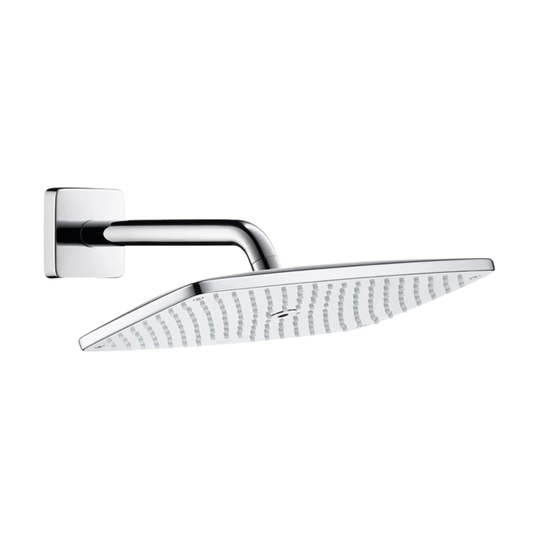 Plato Ducha Raindance E Cuadrado 36 cm 1 Jet C/Brazo 27371000 Cromo