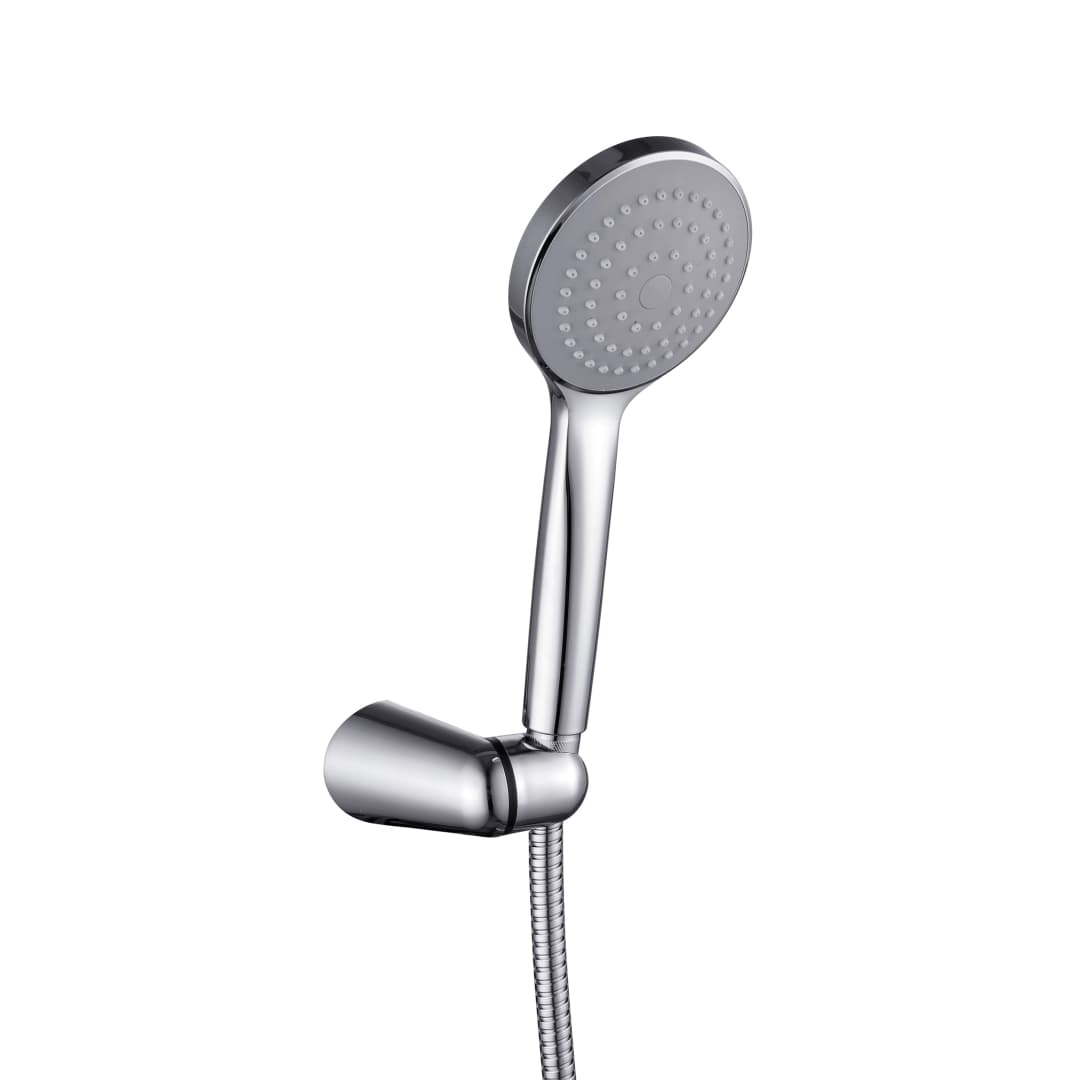 Set Soporte Ducha Trento C/Ducha Fono, Flexible Cromado