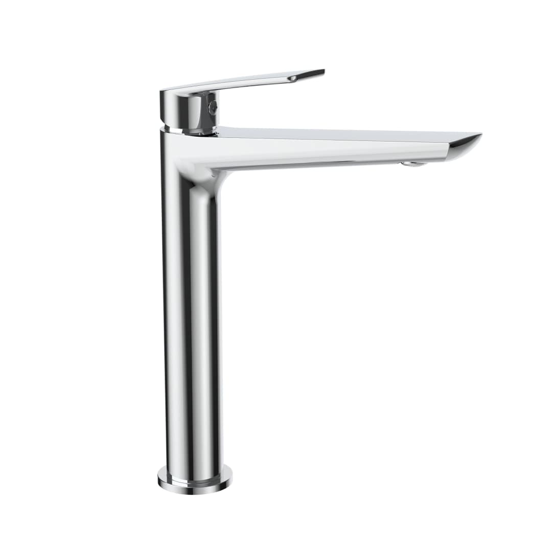 Grifería Lavamanos Soft Alta 23 cm S/Desagüe Cromo