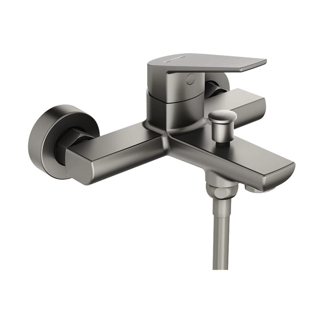 Grifería Ducha Tina Expuesta Kloe Con Set De Ducha Fono Gun Grey
