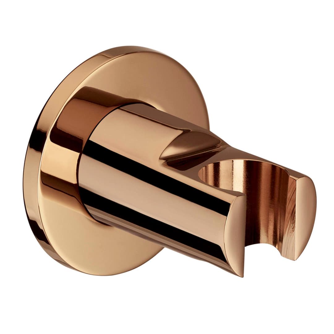 Set Soporte Ducha Wall Fijo Rose Gold 60x60x58 mm