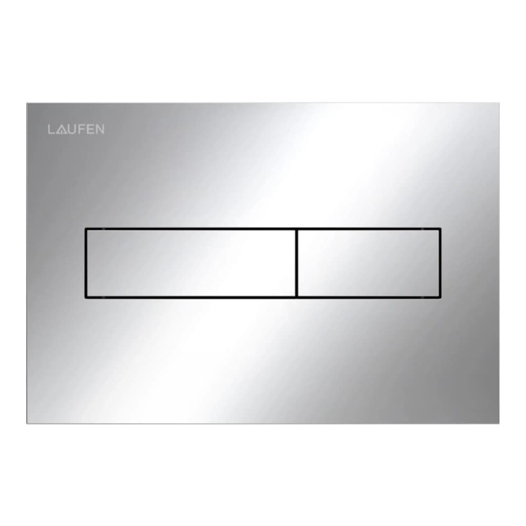 Placa de Accionamiento Doble INEO Para Cisterna Empotrada Laufen Cromo