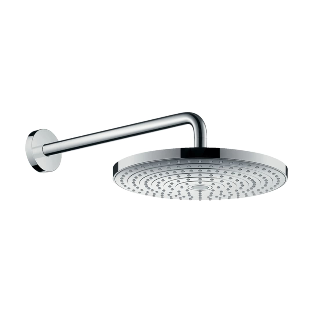 Plato Ducha Raindance Select S Redondo 30 cm 2 Jet C/Brazo 27378000 Cromo