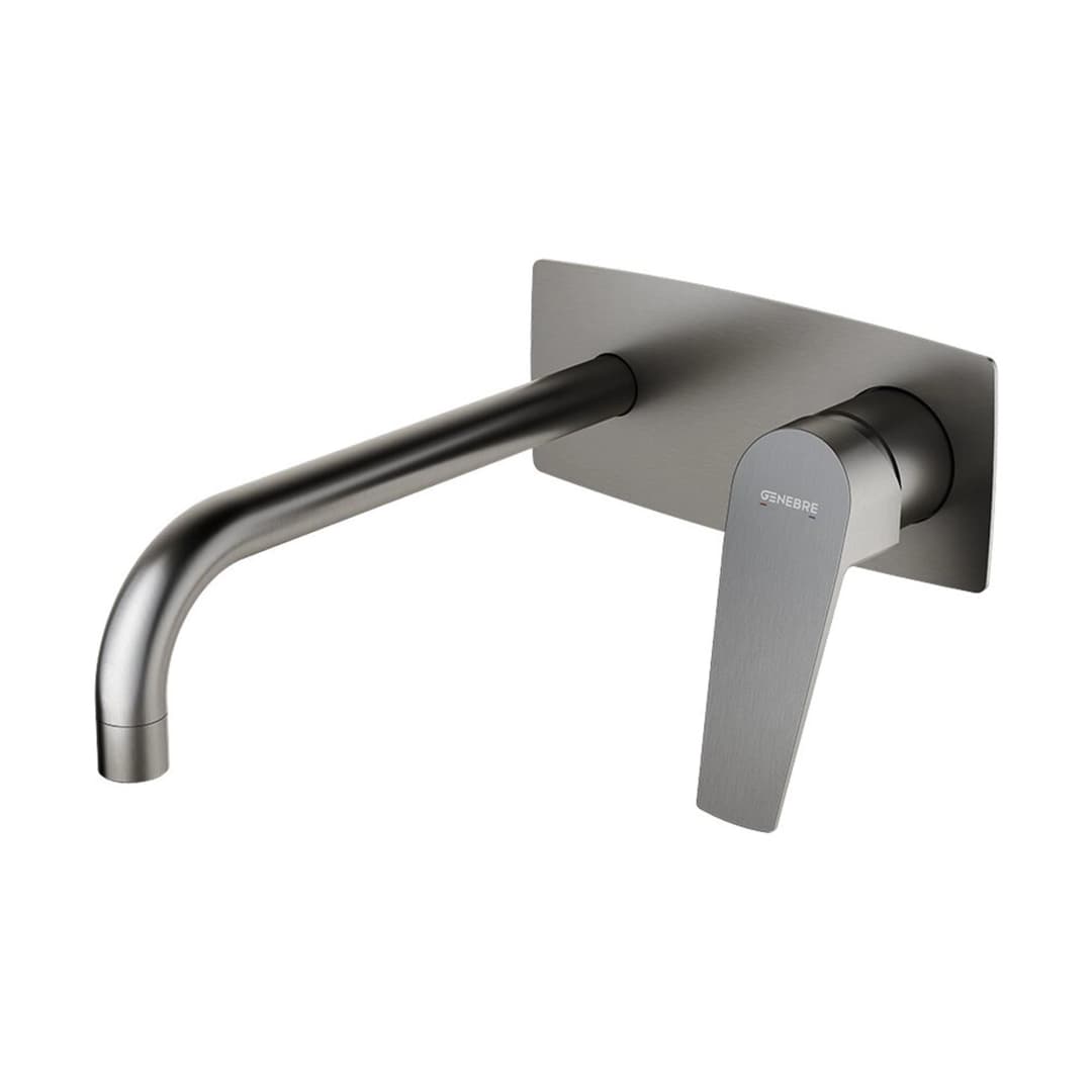 Grifería Lavamanos Kloe Muro 22 cm S/Desagüe Gun Grey