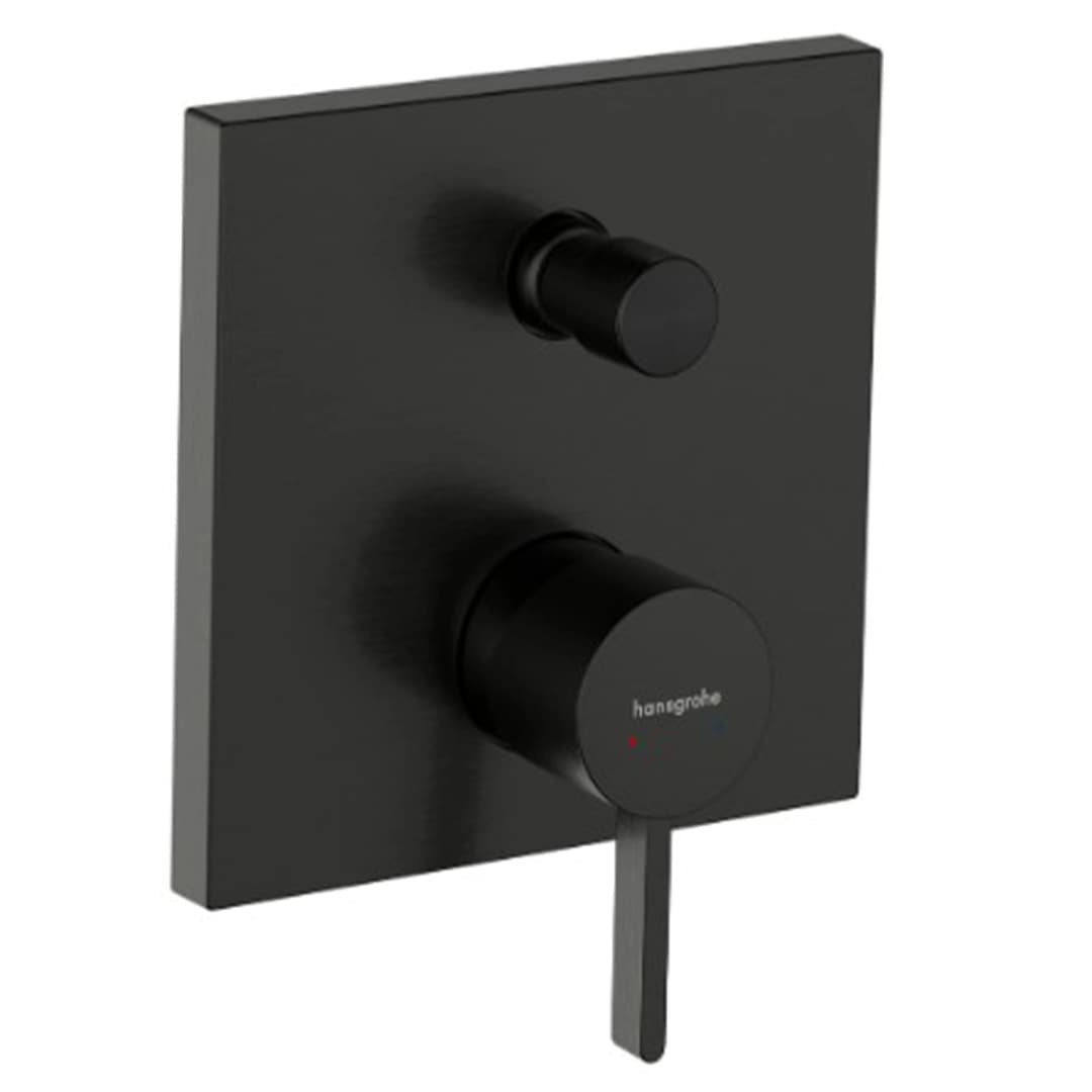 Embellecedor Ducha Tina Empotrado Finoris 2 Vías 76415340 Brushed Black Chrome