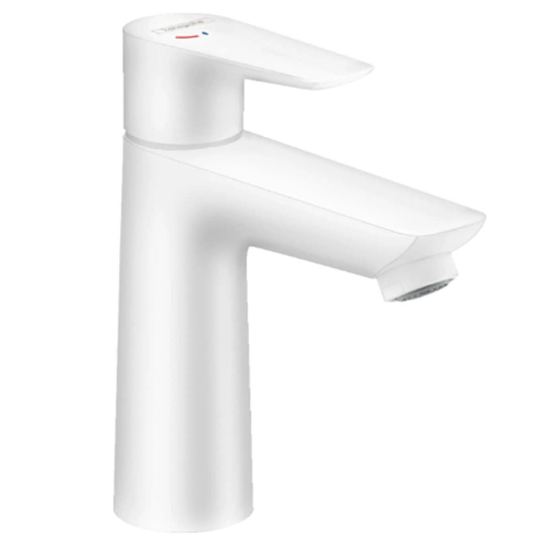 Griferia Lavamanos Talis E 11 Cm Coldstart C/Desagüe 71713700 Blanco Mate